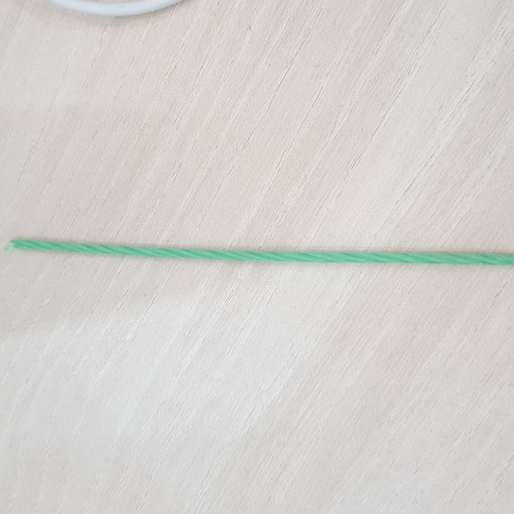 Small long candle for your baby's birth
